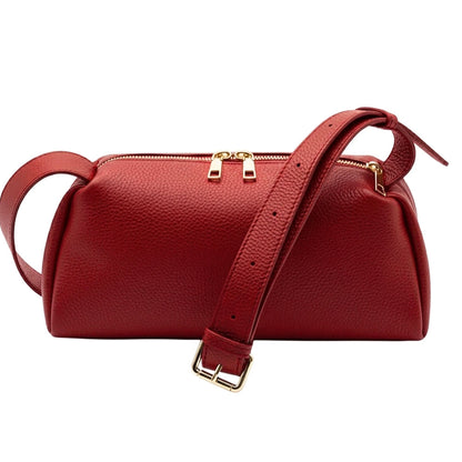 Noa Italian Cow Leather Shoulder Bag - Made In Italy