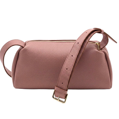Noa Italian Cow Leather Shoulder Bag - Made In Italy