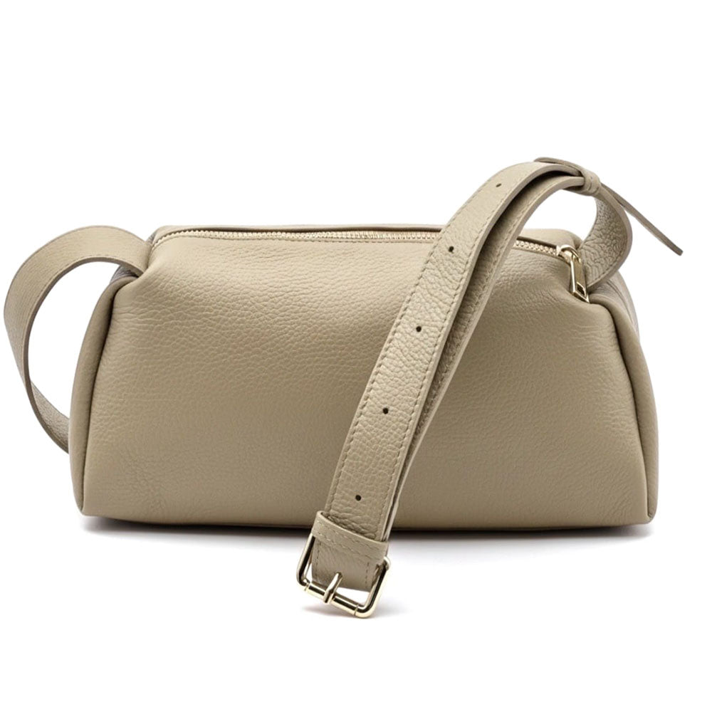 Noa Italian Cow Leather Shoulder Bag - Made In Italy