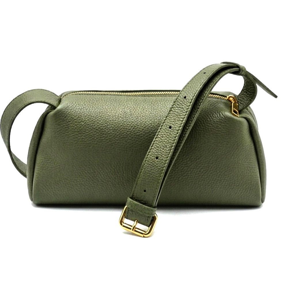 Noa Italian Cow Leather Shoulder Bag - Made In Italy