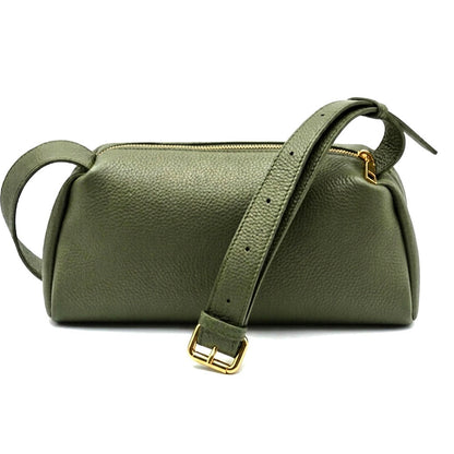 Noa Italian Cow Leather Shoulder Bag - Made In Italy