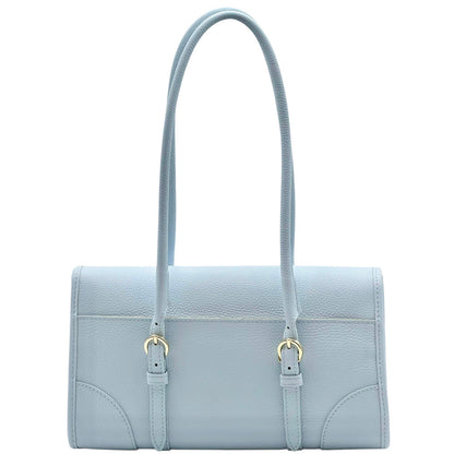 Avelina Cow Leather Shoulder Bag - Made In Italy