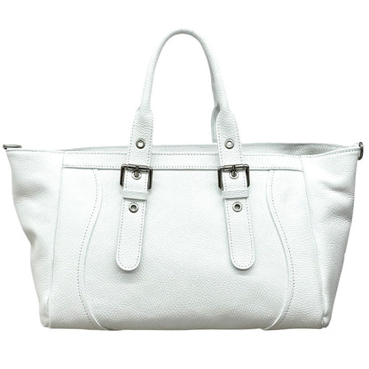 Adelvira Large Italian Cow Leather Tote Bag - Made In Italy