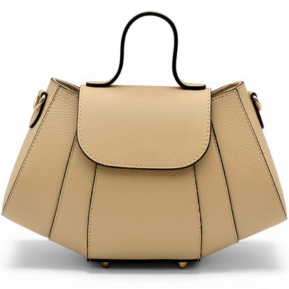 Ventara Italian Leather Top Handle Bag - Made in Italy