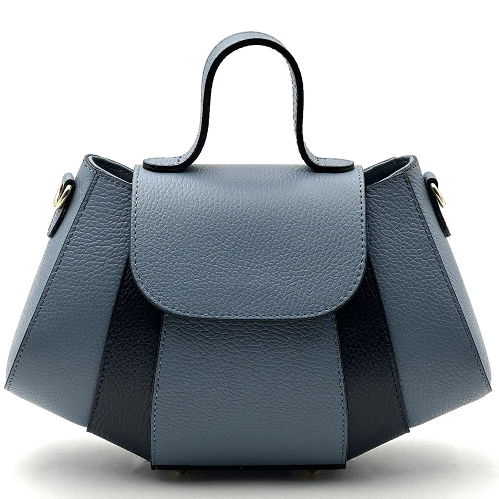 Ventara Italian Leather Top Handle Bag - Made In Italy