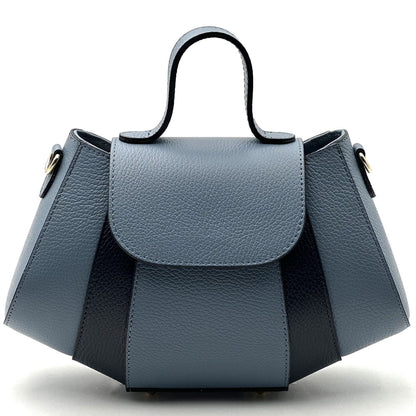 Ventara Italian Leather Top Handle Bag - Made In Italy