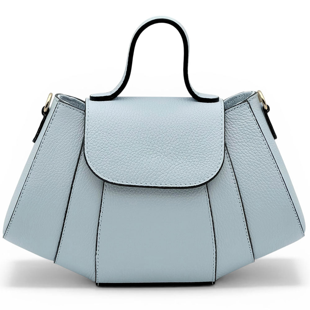 Ventara Italian Leather Top Handle Bag - Made in Italy
