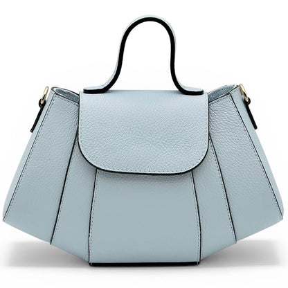 Ventara Italian Leather Top Handle Bag - Made in Italy