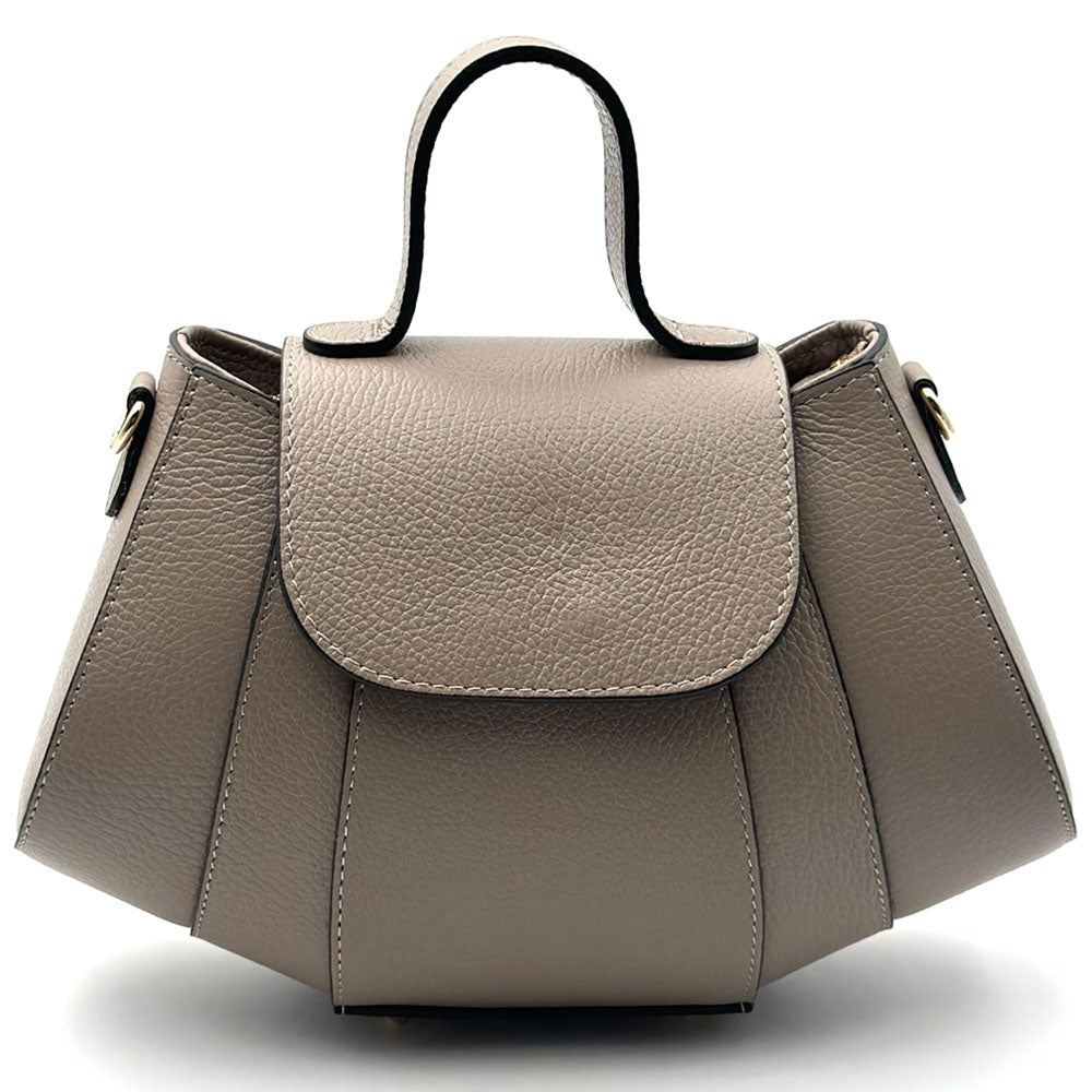Ventara Italian Leather Top Handle Bag - Made In Italy
