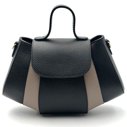 Ventara Italian Leather Top Handle Bag - Made In Italy