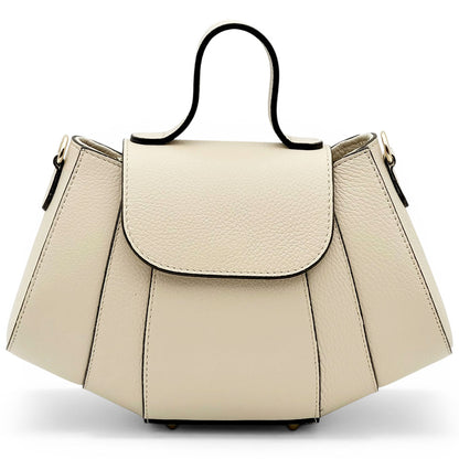 Ventara Italian Leather Top Handle Bag - Made in Italy