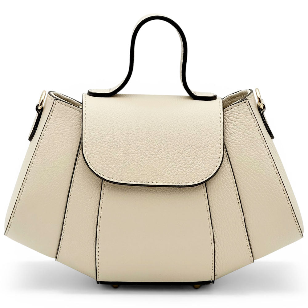 Ventara Italian Leather Top Handle Bag - Made In Italy