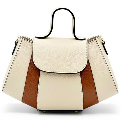 Ventara Italian Leather Top Handle Bag - Made in Italy