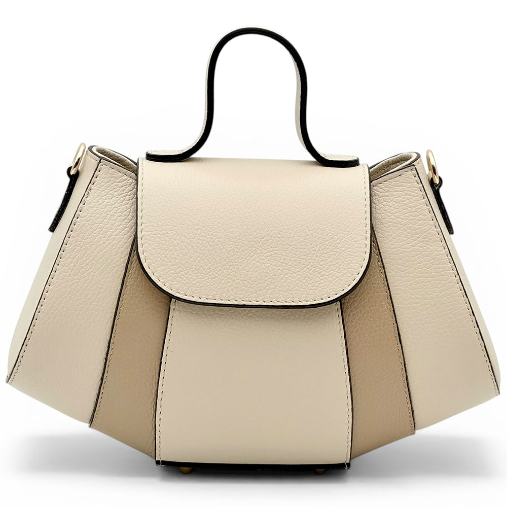 Ventara Italian Leather Top Handle Bag - Made in Italy