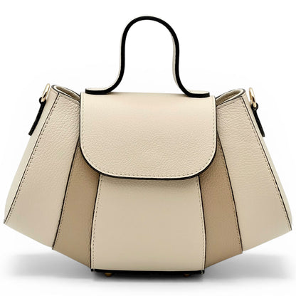 Ventara Italian Leather Top Handle Bag - Made in Italy