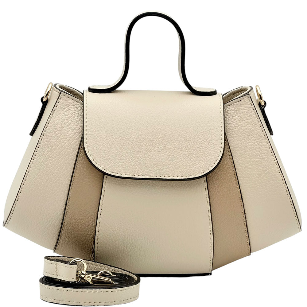 Ventara Italian Leather Top Handle Bag - Made In Italy