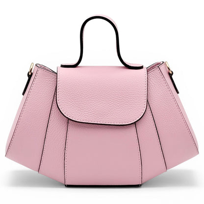 Ventara Italian Leather Top Handle Bag - Made in Italy