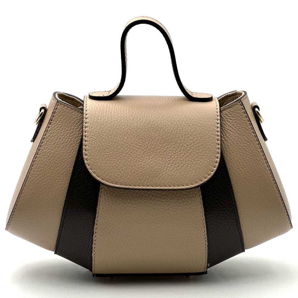 Ventara Italian Leather Top Handle Bag - Made In Italy