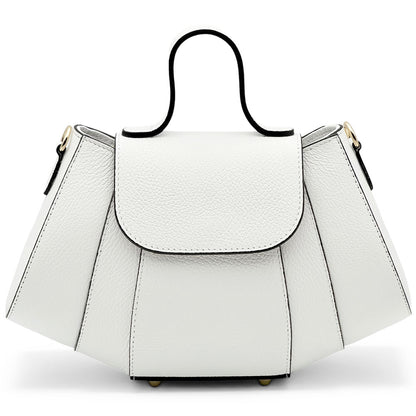Ventara Italian Leather Top Handle Bag - Made in Italy