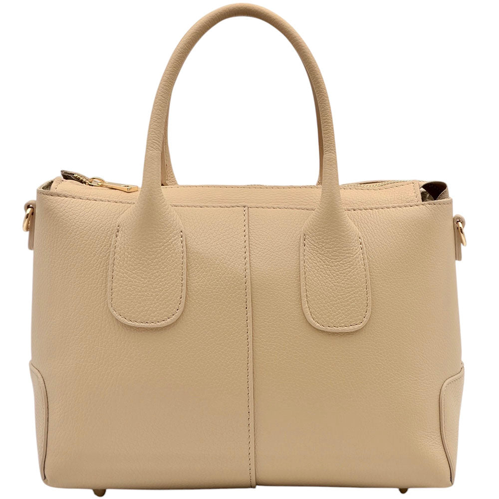 Loriena Italian Cow Leather Everyday Tote Bag - Made In Italy