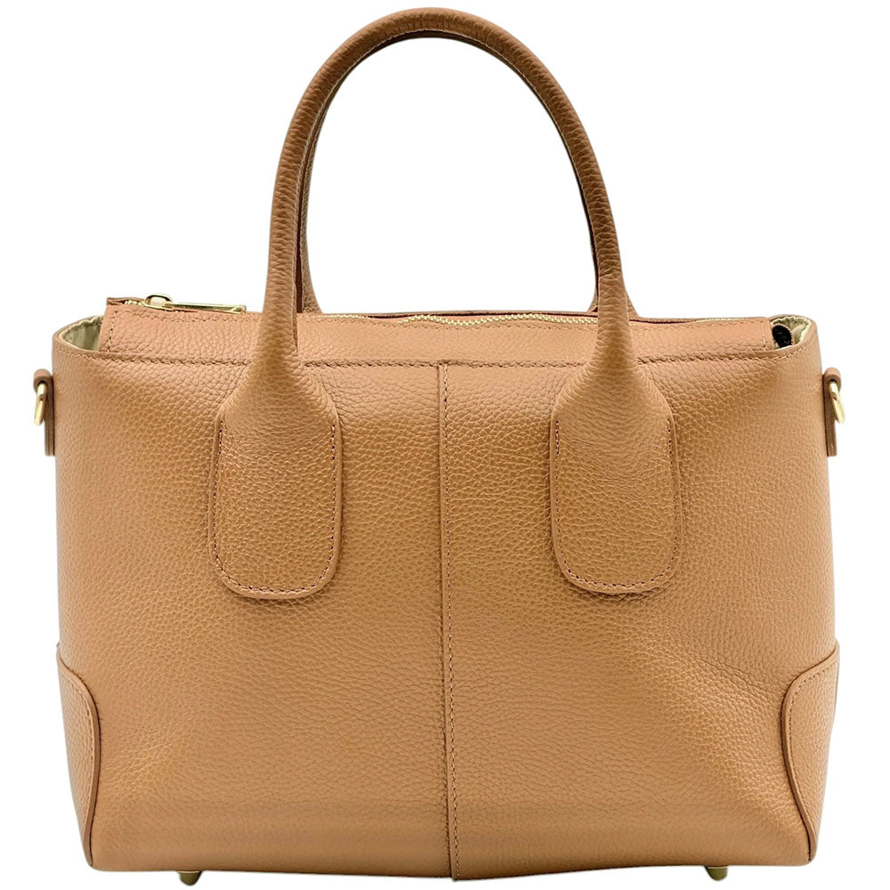 Loriena Italian Cow Leather Everyday Tote Bag - Made In Italy