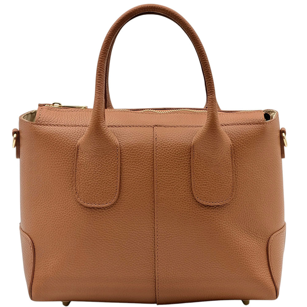 Loriena Italian Cow Leather Everyday Tote Bag - Made In Italy