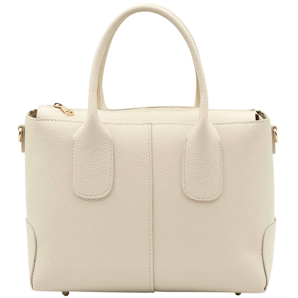 Loriena Italian Cow Leather Everyday Tote Bag - Made In Italy