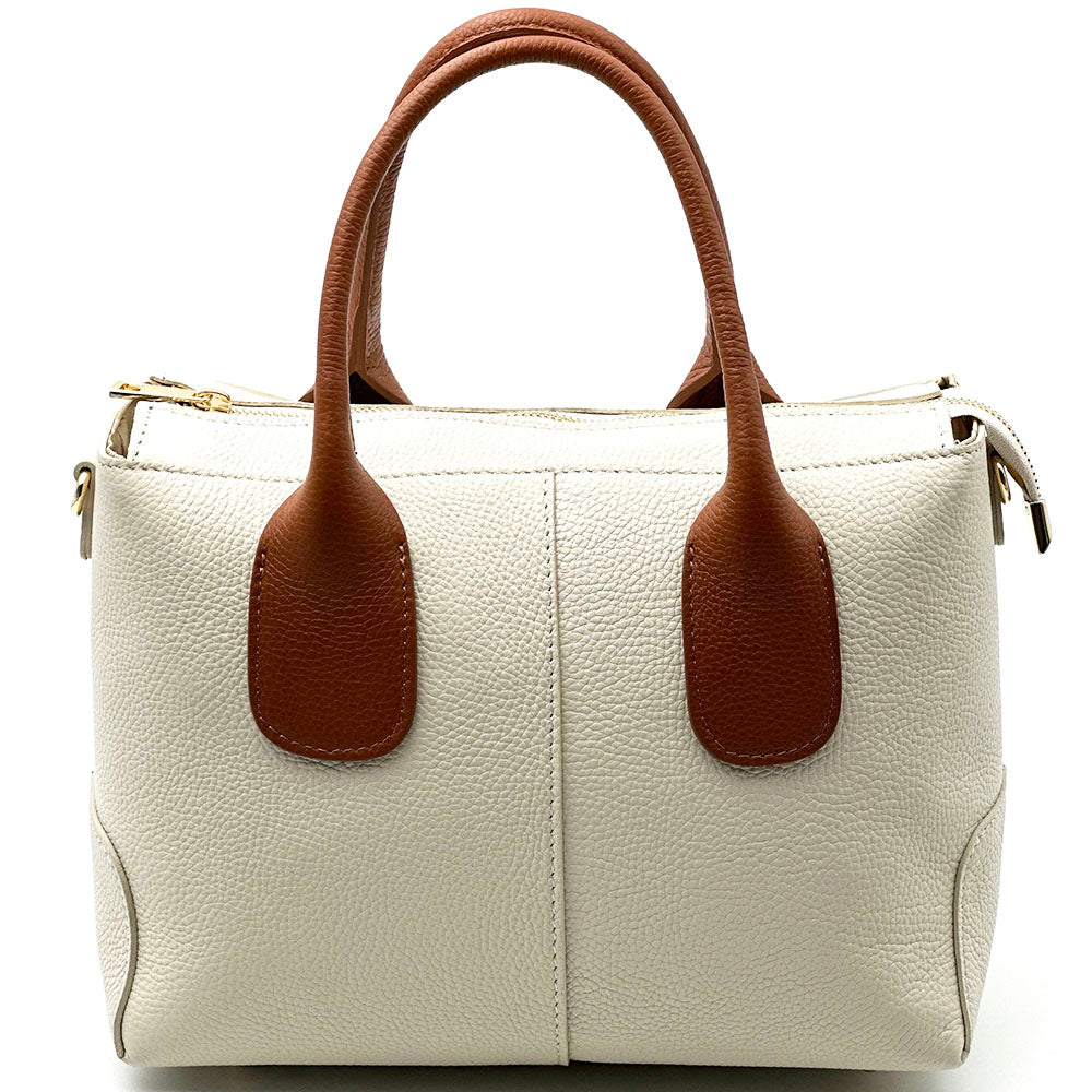 Loriena Italian Cow Leather Everyday Tote Bag - Made In Italy