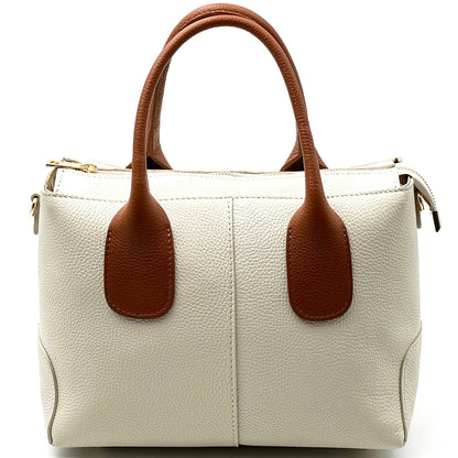 Loriena Italian Cow Leather Everyday Tote Bag - Made In Italy