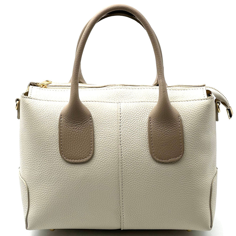 Loriena Italian Cow Leather Everyday Tote Bag - Made In Italy