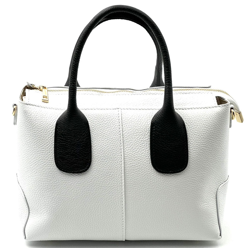 Loriena Italian Cow Leather Everyday Tote Bag - Made In Italy