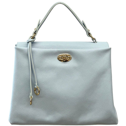 Elowen Soft Structured Leather Handbag - Made In Italy