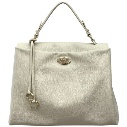 Elowen Soft Structured Leather Handbag - Made In Italy