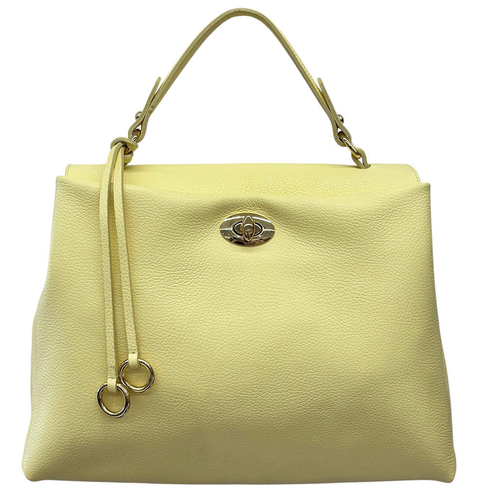 Elowen Soft Structured Leather Handbag - Made In Italy