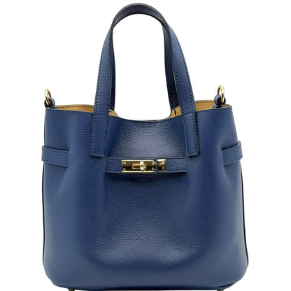Velmira Italian Cow Leather Tote Bag - Made In Italy