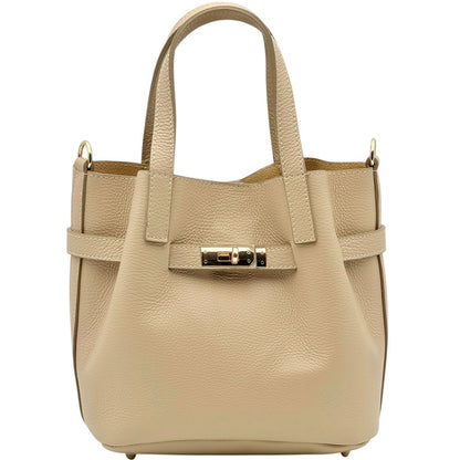 Velmira Italian Cow Leather Tote Bag - Made In Italy