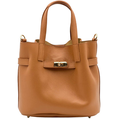 Velmira Italian Cow Leather Tote Bag - Made In Italy