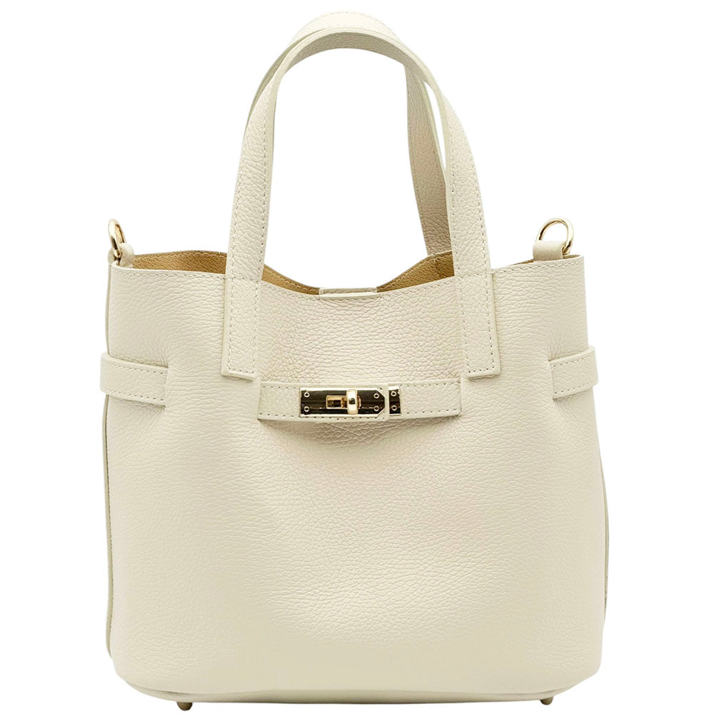 Velmira Italian Cow Leather Tote Bag - Made In Italy