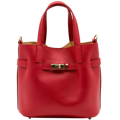 Velmira Italian Cow Leather Tote Bag - Made In Italy