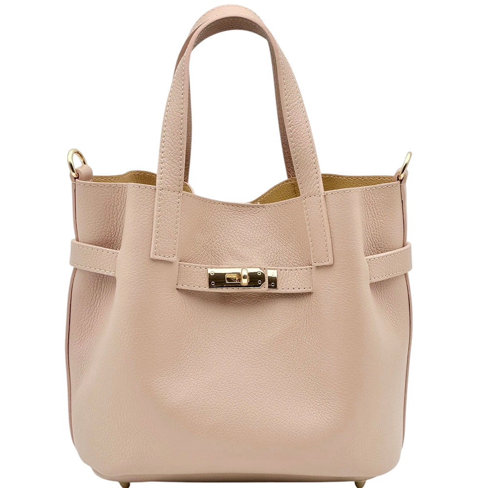 Velmira Italian Cow Leather Tote Bag - Made In Italy