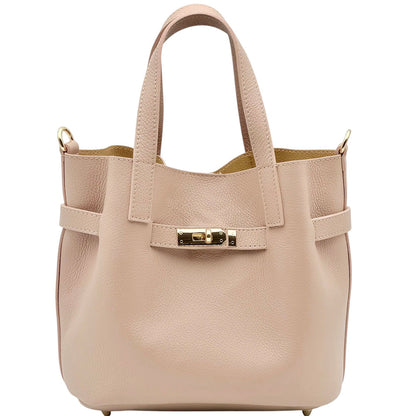 Velmira Italian Cow Leather Tote Bag - Made In Italy