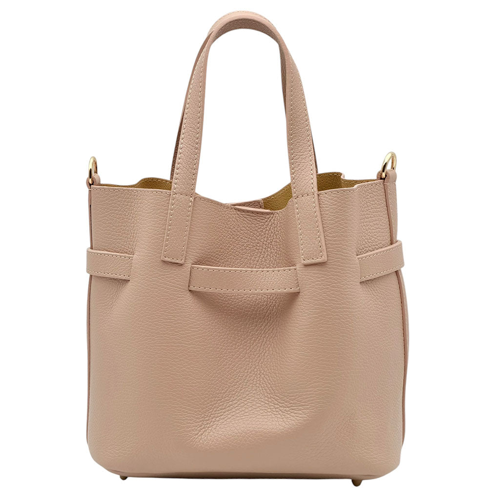 Velmira Italian Cow Leather Tote Bag - Made In Italy