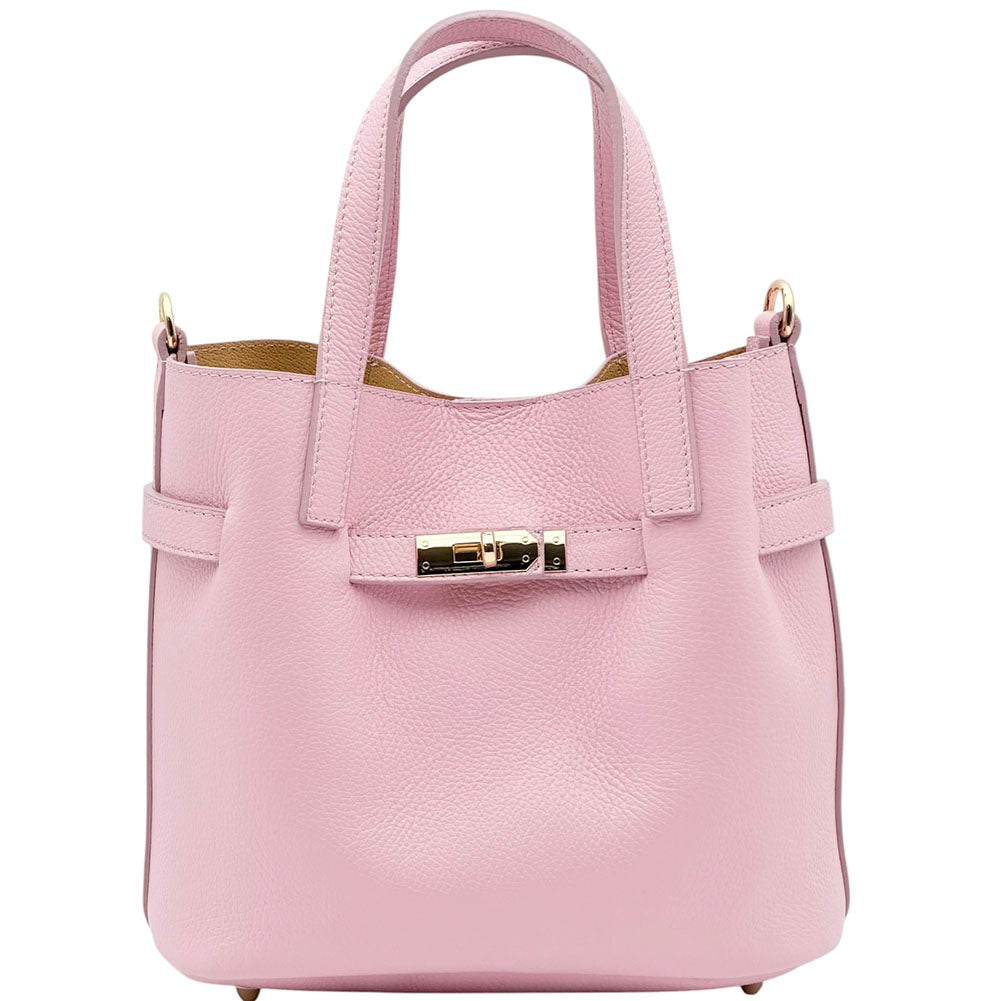 Velmira Italian Cow Leather Tote Bag - Made In Italy