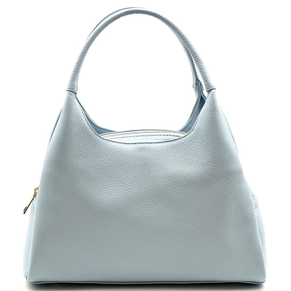 Giulia Italian Cow Leather Shoulder &amp; Crossbody Handbag - Made In Italy