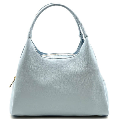 Giulia Italian Cow Leather Shoulder &amp; Crossbody Handbag - Made In Italy