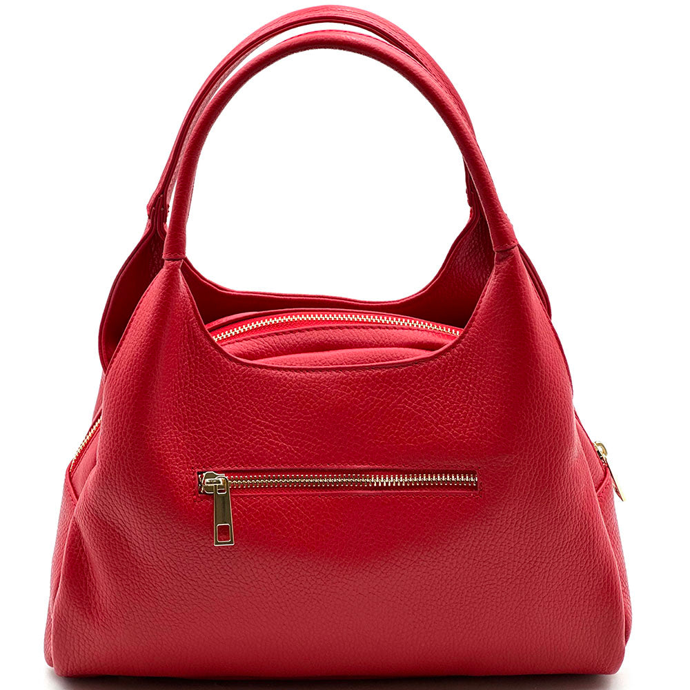 Giulia Italian Cow Leather Shoulder &amp; Crossbody Handbag - Made In Italy
