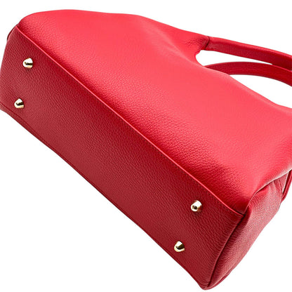 Giulia Italian Cow Leather Shoulder &amp; Crossbody Handbag - Made In Italy