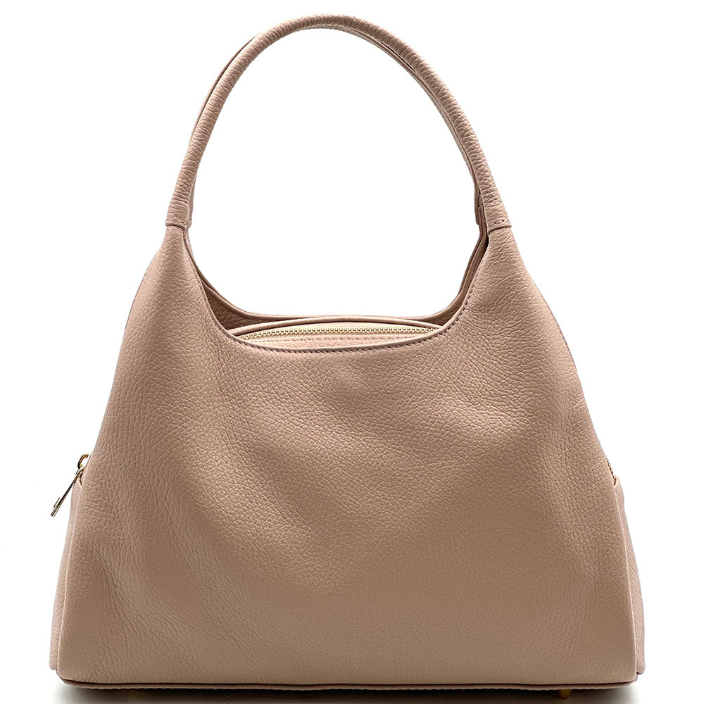 Giulia Italian Cow Leather Shoulder &amp; Crossbody Handbag - Made In Italy