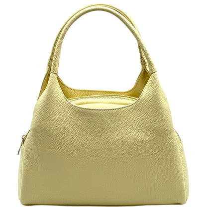 Giulia Italian Cow Leather Shoulder &amp; Crossbody Handbag - Made In Italy