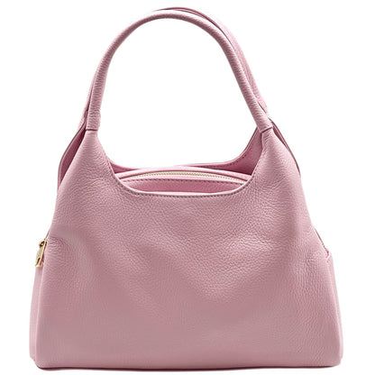 Giulia Italian Cow Leather Shoulder &amp; Crossbody Handbag - Made In Italy